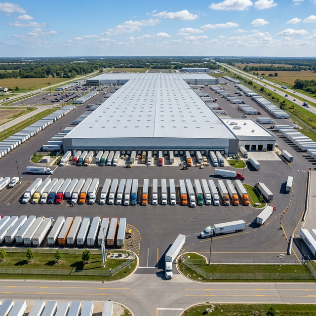 Distribution center — Logistics support services